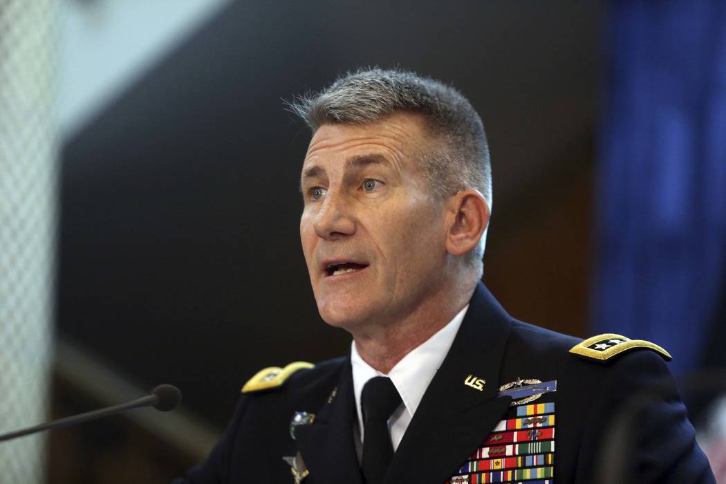 U.S. Gen. John Nicholson, top U.S. commander in Afghanistan. (Rahman Gul/AP Photo)