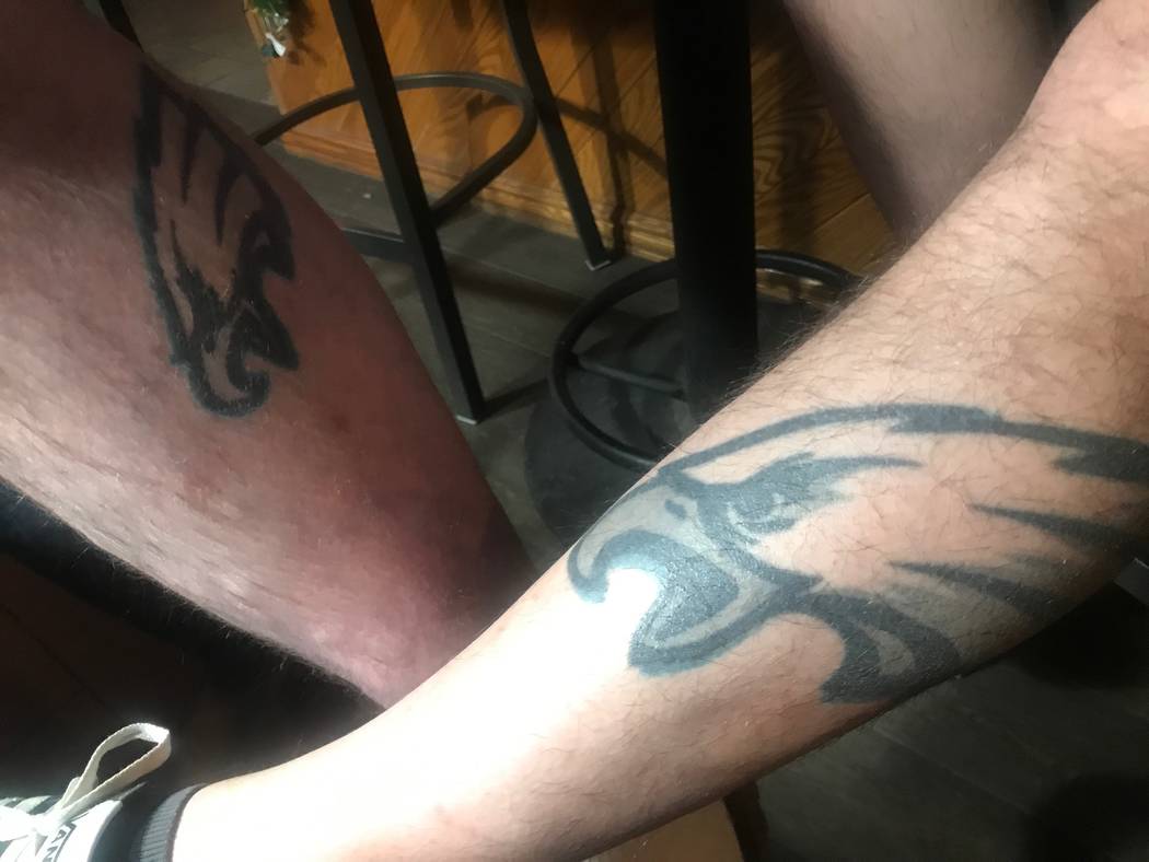 Eagles fans Super Bowl 52 trick play tattoos feature wrong formation   SBNationcom