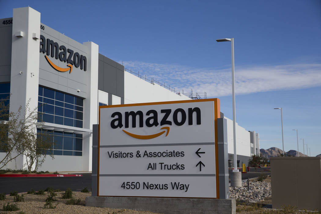 The Amazon Fulfillment Center in North Las Vegas, Wednesday, Jan. 3, 2018. Erik Verduzco/Las Vegas Review-Journal