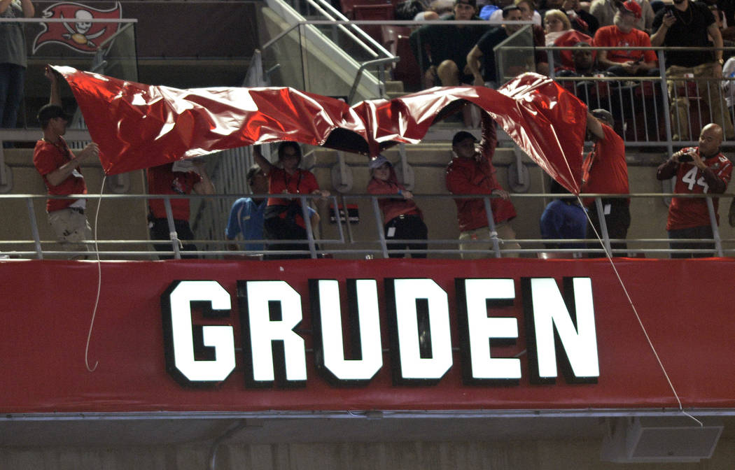 Jon Gruden still won't say he's the next Raiders head coach