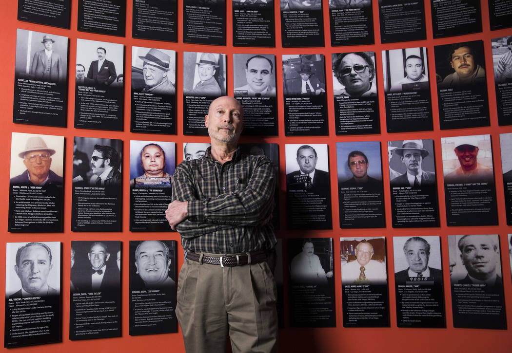 Local author Brian Rouff at the Mob Museum on Thursday, January 4, 2018, in Las Vegas. Benjamin Hager Las Vegas Review-Journal @benjaminhphoto