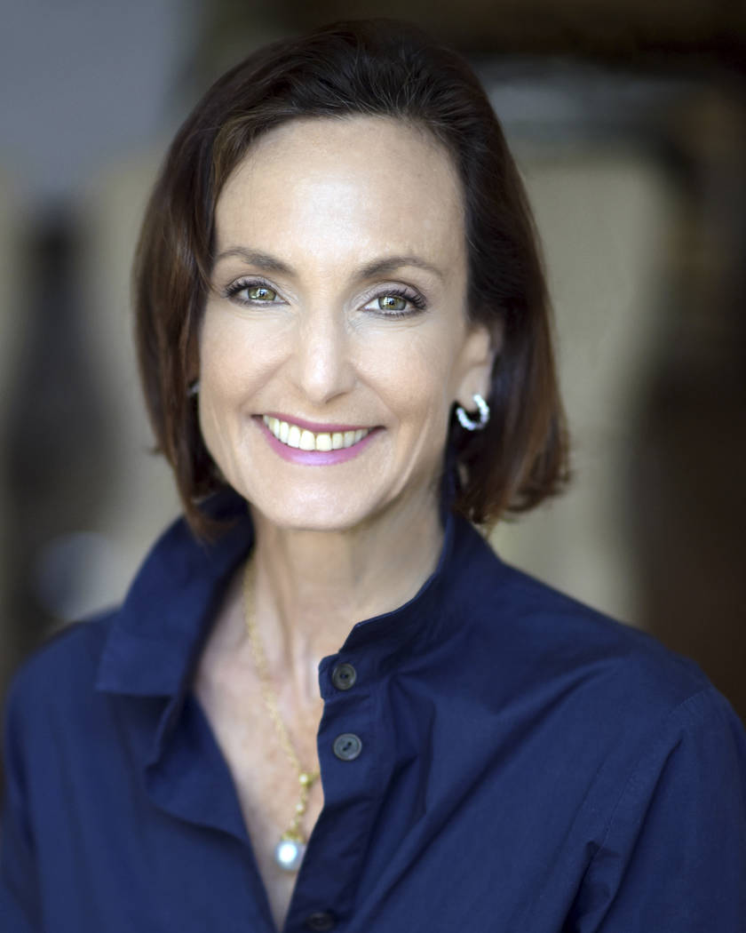 This undated photo provided by Gina Conte, shows Rebecca Riskin. Riskin, the founder of Riskin Partners, was among those killed in this week's deadly Montecito, Calif., mudslides. Her company conf ...