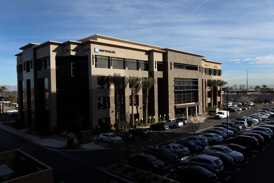 An office building at 6325 S. Rainbow Blvd. in Las Vegas Wednesday, Jan. 17, 2018. Investors bought the building for $33 million, more than triple what the sellers paid. K.M. Cannon Las Vegas Revi ...