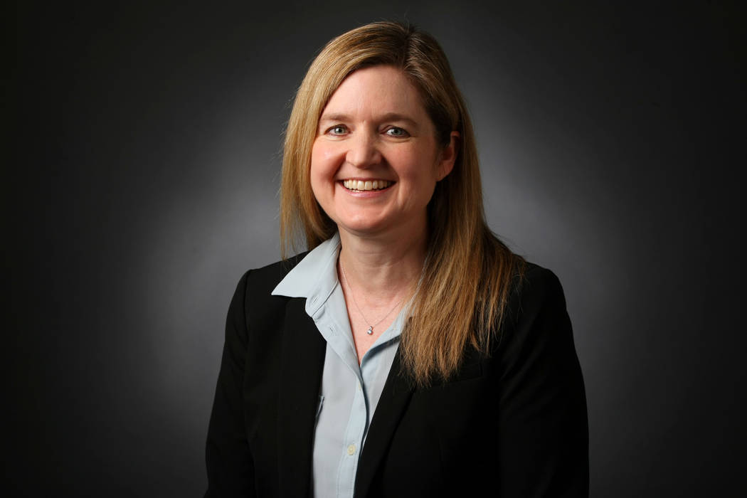 Carri Geer Thevenot, metro editor of the Las Vegas Review-Journal. (Elizabeth Brumley/Las Vegas Review-Journal) @EliPagePhoto