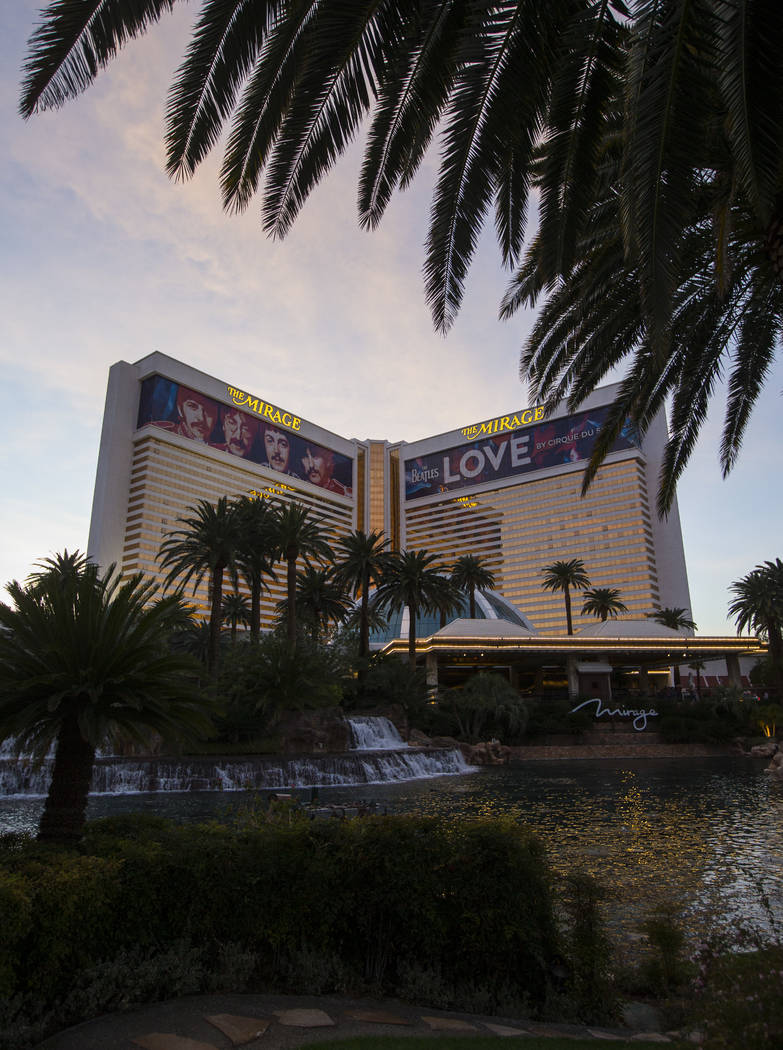 The Mirage in Las Vegas on Saturday, Feb. 3, 2018. Chase Stevens Las Vegas Review-Journal @csstevensphoto