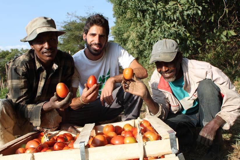 Shimon Abta while volunteering in Ethiopia. Courtesy of Esther Abta.