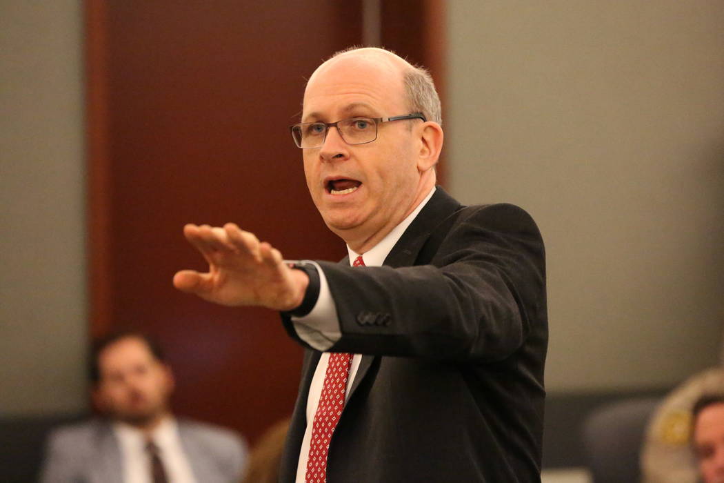 Marc Elias, attorney for recall opponents Joyce Woodhouse and Nicole Cannizzaro, argues whether it is constitutional to allow people to have their names removed from the recall petition at the Reg ...