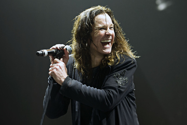 Ozzy Osbourne performs during Black Sabbath's farewell tour. (Ross Halfin)