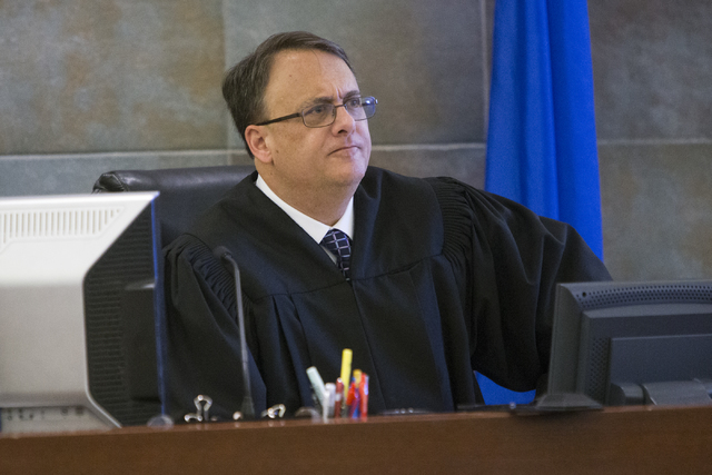 District Judge Richard Scotti. (Erik Verduzco/Las Vegas Review-Journal) @Erik_Verduzco