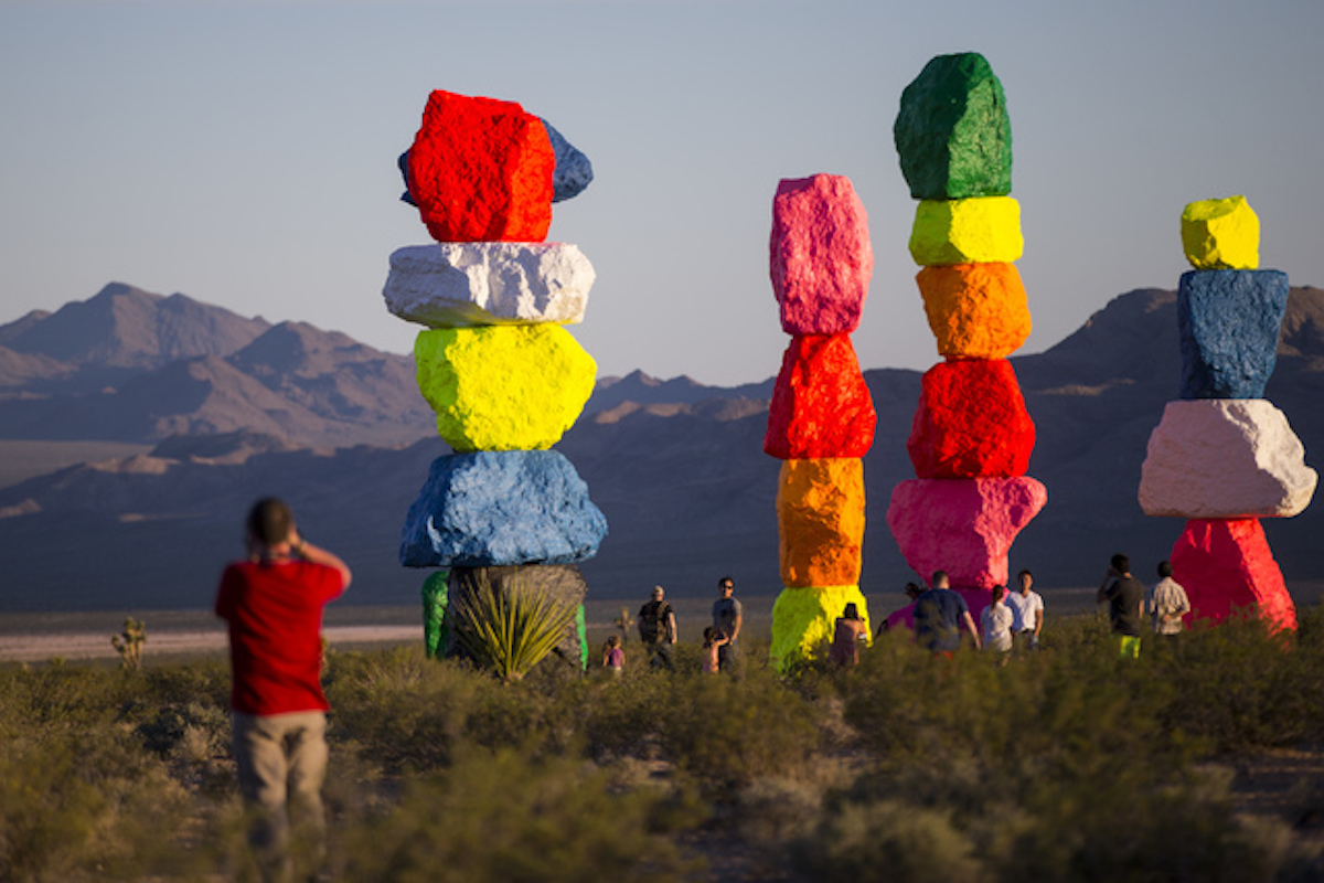 Las Vegas' Desert 'Seven Magic Mountains': The Story Behind the