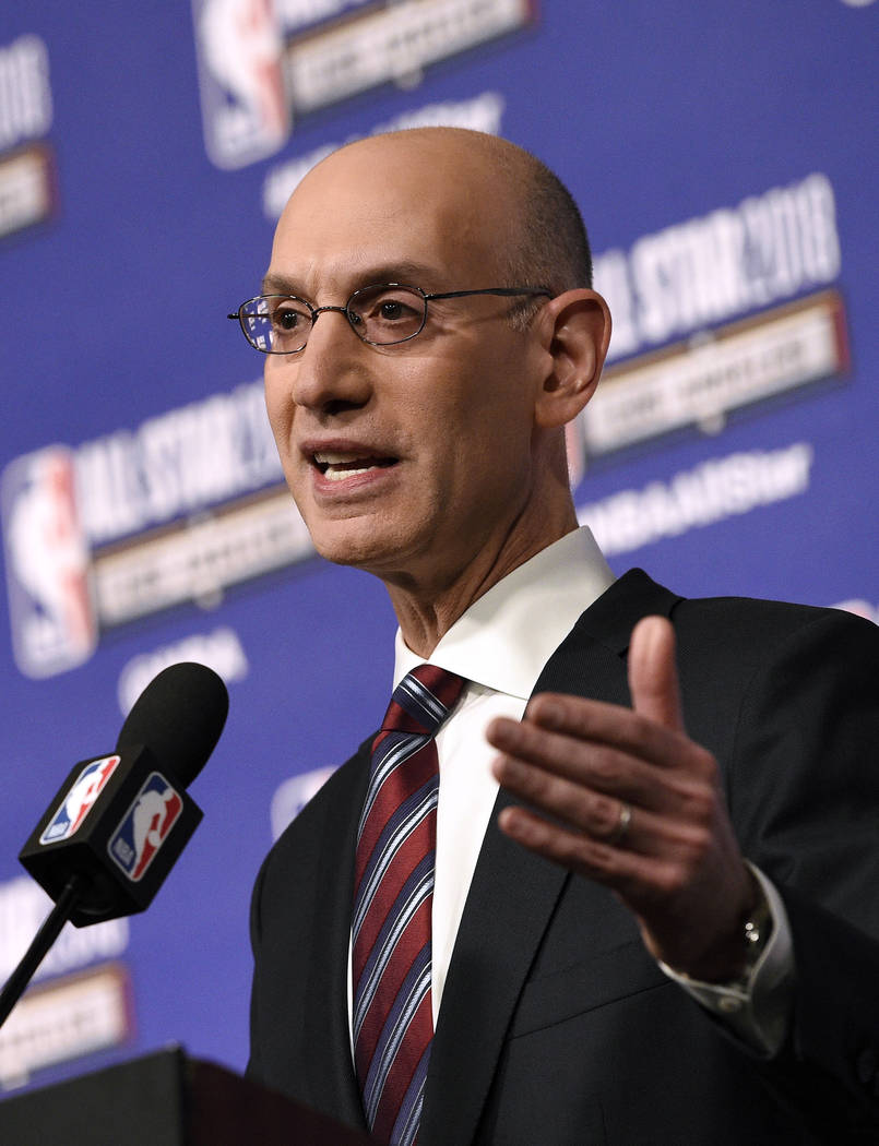 NBA commissioner praises players, refs for airing differences Las