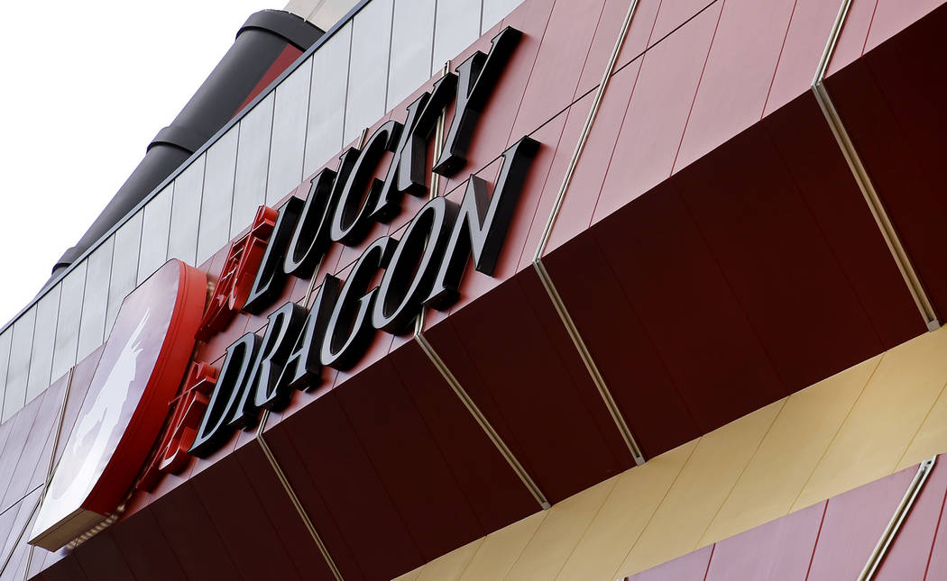 The exterior of Lucky Dragon, which shut down gaming and casino restaurant operations in early Jan., in Las Vegas on Monday, Feb. 19, 2018. Andrea Cornejo Las Vegas Review-Journal @DreaCornejo