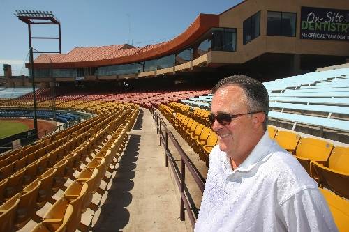 Las Vegas 51s general manager Don Logan is seen at Cashman Field in July 2009. (Las Vegas Review-Journal)