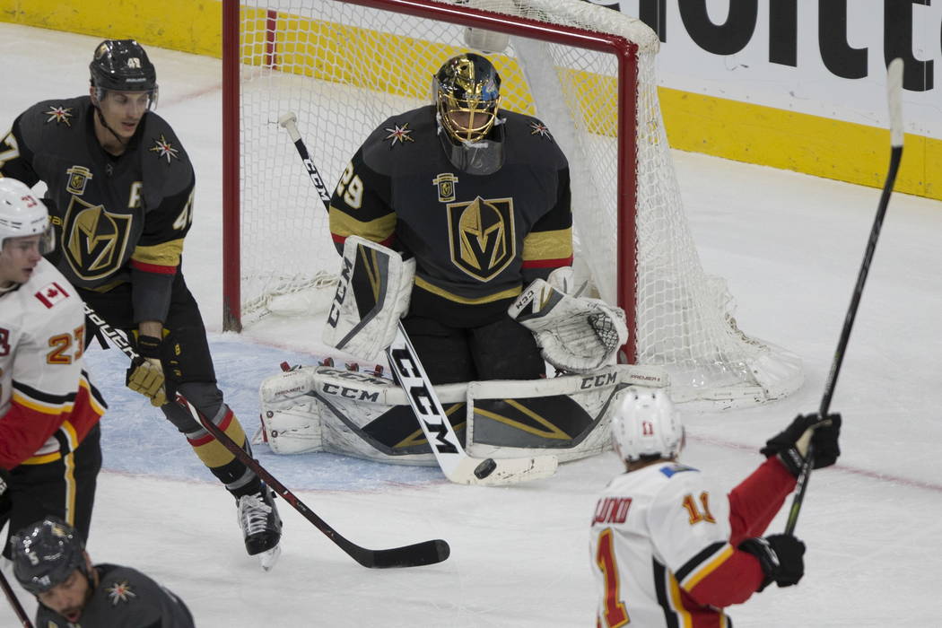 Golden Knight Chance- Bobblehead on the Las Vegas Sign