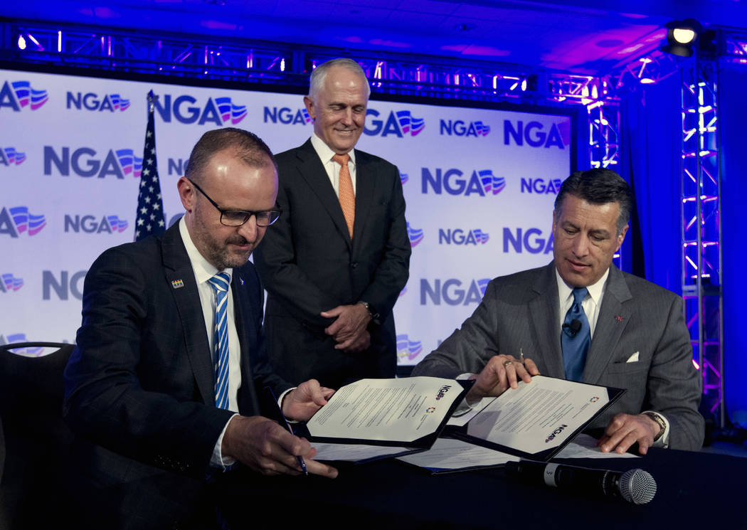 Sandoval opens National Governors Association gathering in DC Nevada