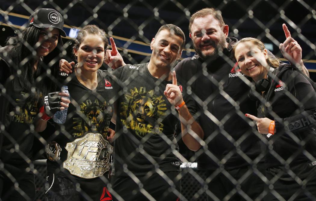 UFC's Amanda Nunes to defend title; puts 'Cyborg' fight on hold