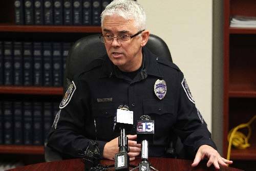 Tim Bedwell, a retired North Las Vegas police lieutenant, announced his candidacy for Clark County Sheriff, marking Lombardo’s first opponent in the long-uncontested race. (Las Vegas Review-Journal)