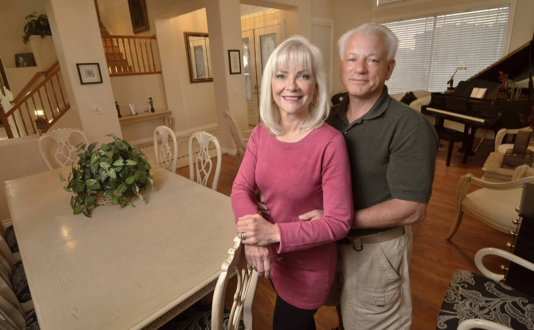 Marriann and Aaron Nelson are shown at their home in Las Vegas on Dec. 13. (Bill Hughes Real Estate Millions)
