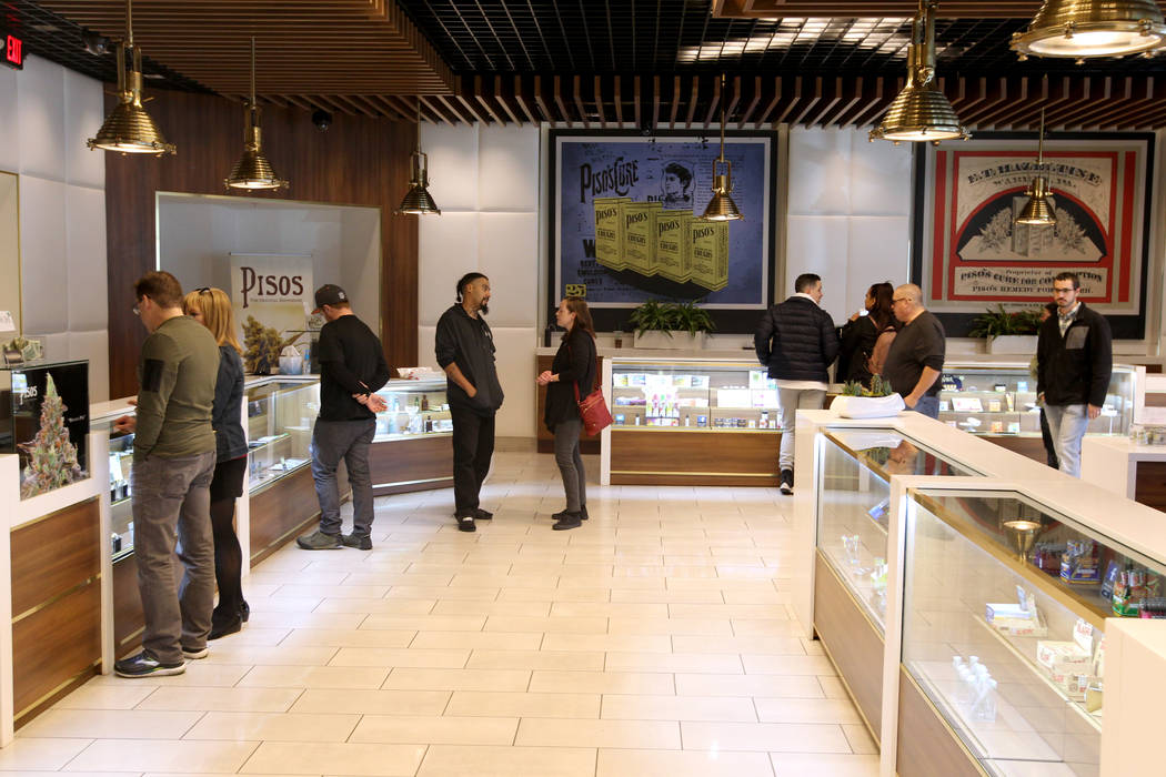 Pisos dispensary, at 4110 S. Maryland Pkwy. in Las Vegas Monday, Jan. 22, 2018, is on the forefront of using cryptocurrency in the Nevada marijuana industry. K.M. Cannon Las Vegas Review-Journal @ ...