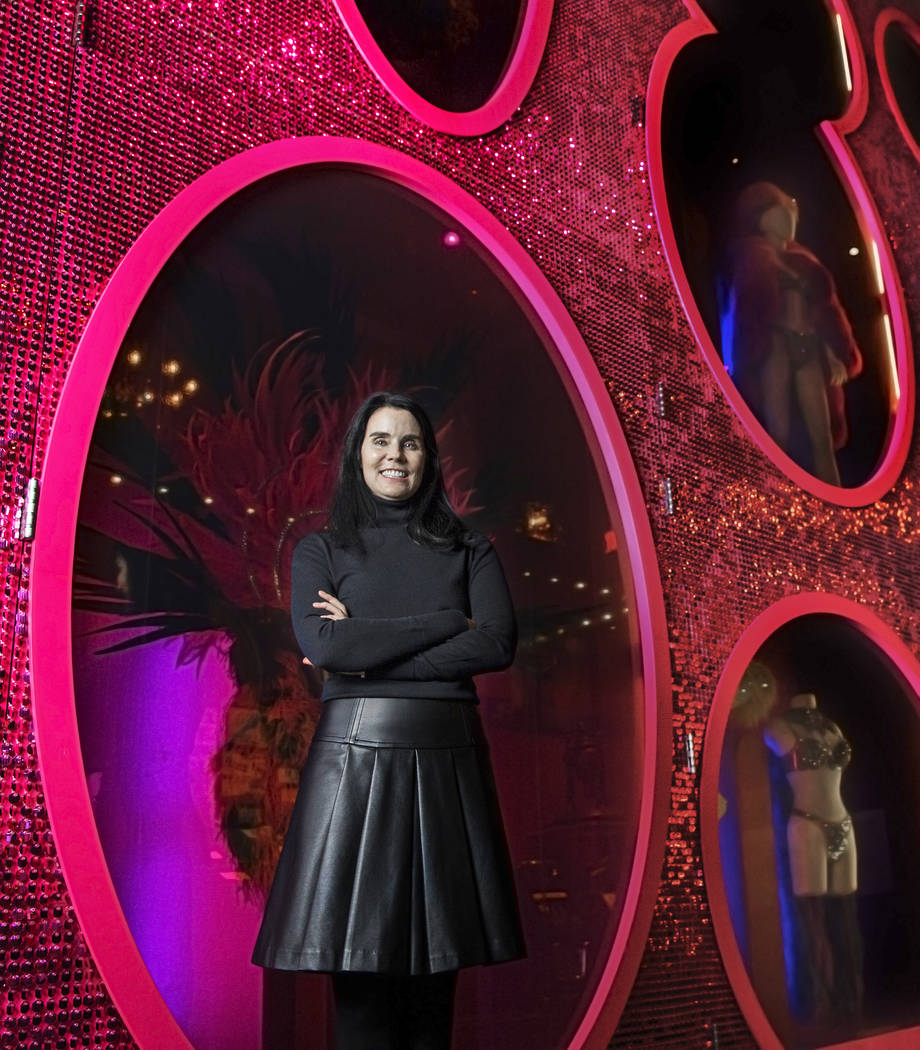 Karan Feder, guest curator of costume & textiles, on Thursday, February 22, 2018, at the Nevada State Museum, in Las Vegas. Benjamin Hager Las Vegas Review-Journal @benjaminhphoto