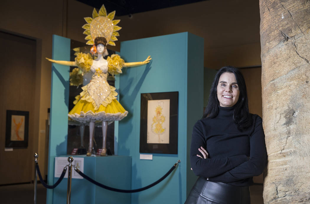 Karan Feder, guest curator of costume & textiles, on Thursday, February 22, 2018, at the Nevada State Museum, in Las Vegas. Benjamin Hager Las Vegas Review-Journal @benjaminhphoto