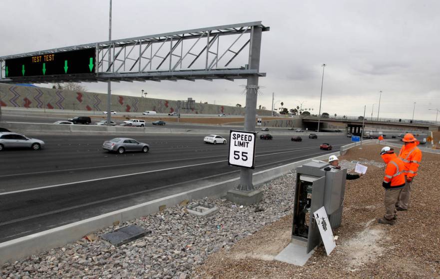 Digital traffic signs ready to come alive in Las Vegas Las Vegas