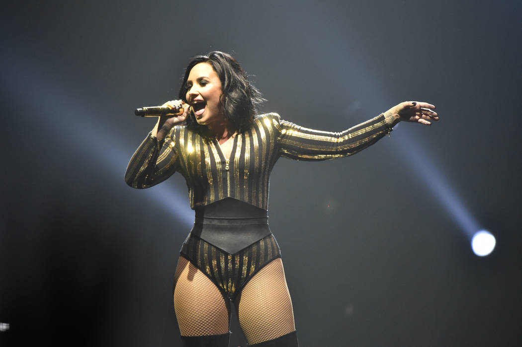 Demi Lovato shares her emotional struggles at Las Vegas show | Las Vegas  Review-Journal