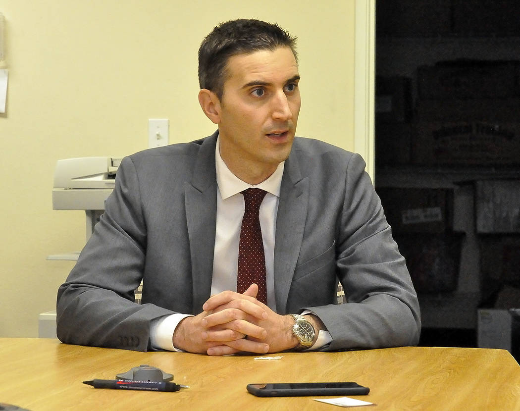Horace Langford Jr./Pahrump Valley Times -
Wes Duncan, a Nevada attorney general candidate launched his campaign a day after Laxalt announced that he is going to seek governor’s seat. His stop ...