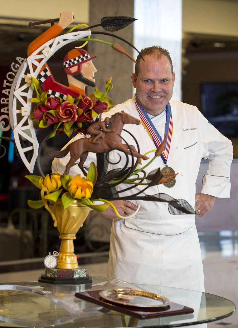 Pastry Chef Stephen Sullivan at the Westgate resort-casino in Las Vegas on Friday, March 9, 2018. Richard Brian Las Vegas Review-Journal @vegasphotograph
