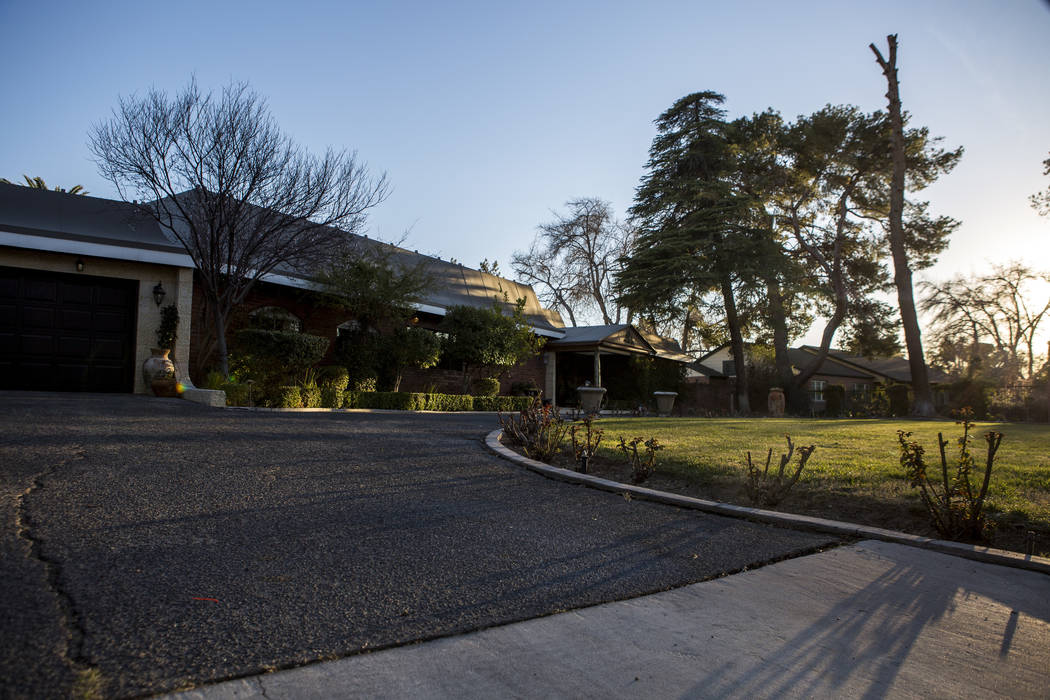 The home at 1925 Silver Avenue in Las Vegas on Thursday, March 8, 2018. The homeowner was subject to $72,900 for renting the home on rental vacation websites without a license from the city.  Patr ...