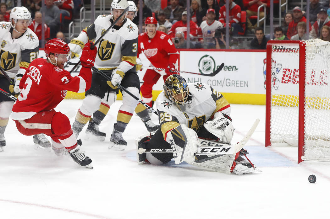 goals each as Knights trounce Red Wings 