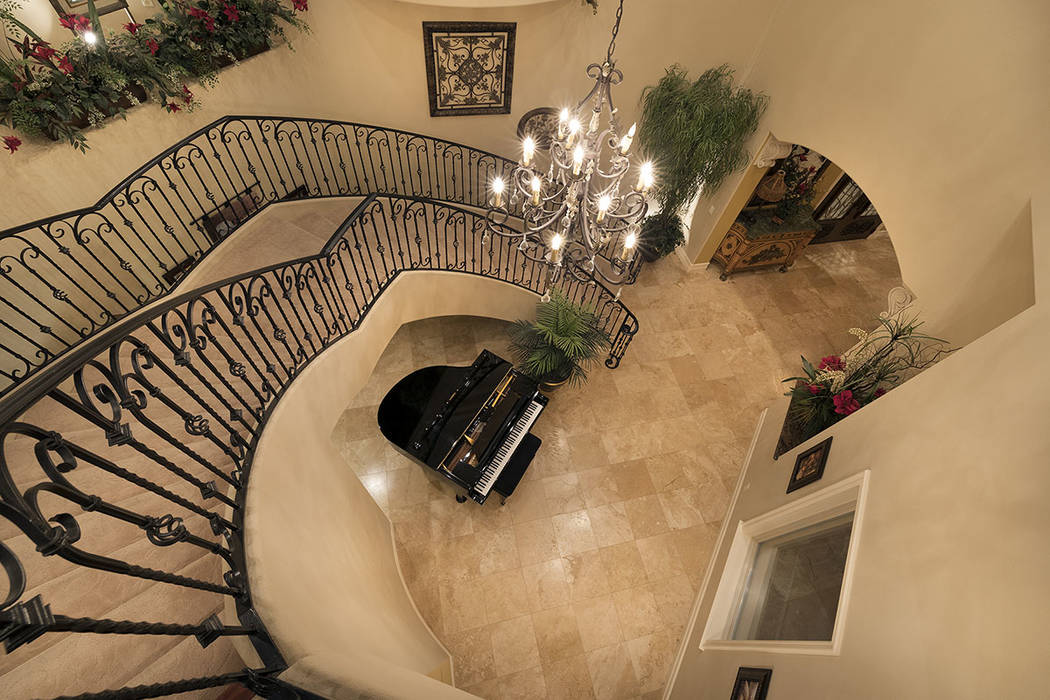 The staircase. (Synergy/Sotheby’s International Realty)