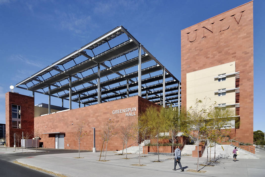 UNLV's Greenspun College of Urban Affairs, 4504 S. Maryland Parkway, Las Vegas (Las Vegas Review-Journal)