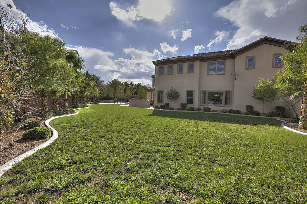 The property has lots of large grassy spaces. (Synergy/Sotheby’s International Realty)