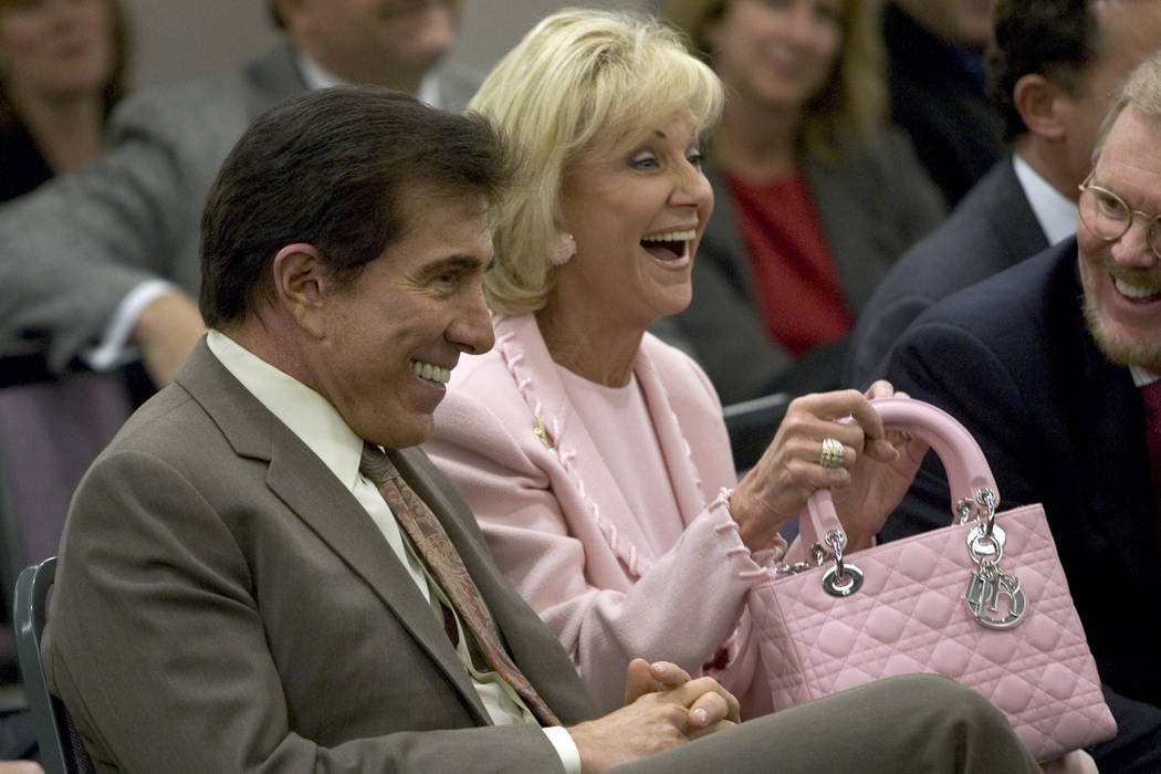 Steve and Elaine Wynn on Wednesday, March 9, 2005. (K.M. Cannon/Las Vegas Review-Journal)