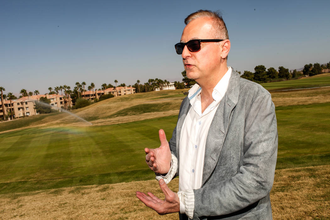 Par Excellence Drive Trust, LLC co-owner Eddie Haddad stands at Legacy Golf Club in Henderson, Thursday, Oct. 12, 2017. Joel Angel Juarez Las Vegas Review-Journal @jajuarezphoto