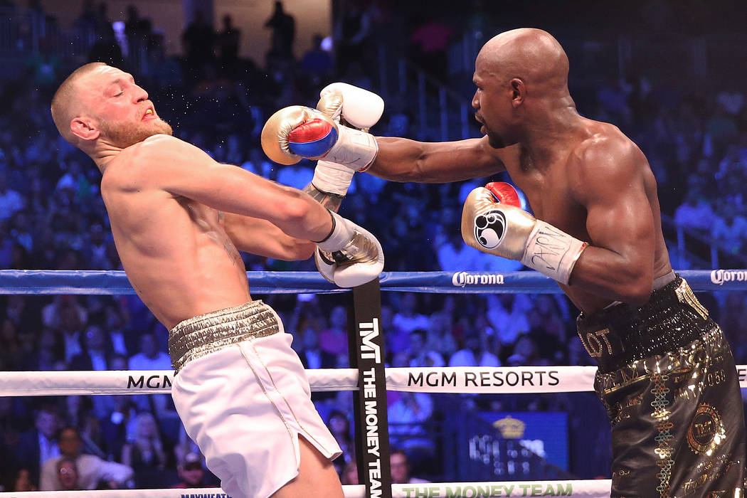 August 26, 2017 - Las Vegas, NEVADA, USA - Floyd Mayweather Jr