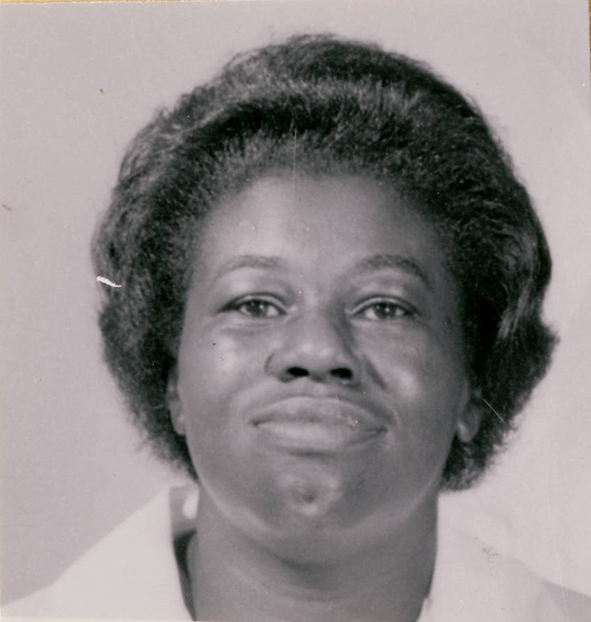 Portrait of Cora Williams taken around 1975. Despite inability to get a loan for a home or business in 1950s Las Vegas, Williams acquired a house that her family uses today and opened her own salo ...