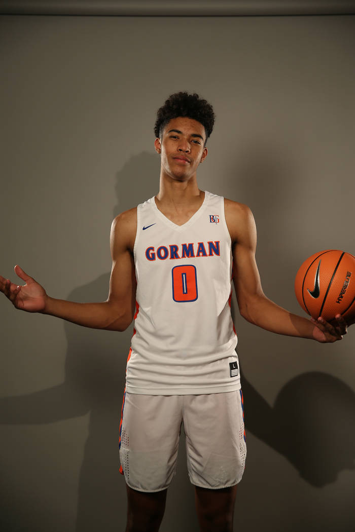 Bishop Gorman's Isaiah Cottrell is a member of the Las Vegas Review-Journal's all-state boys basketball team.