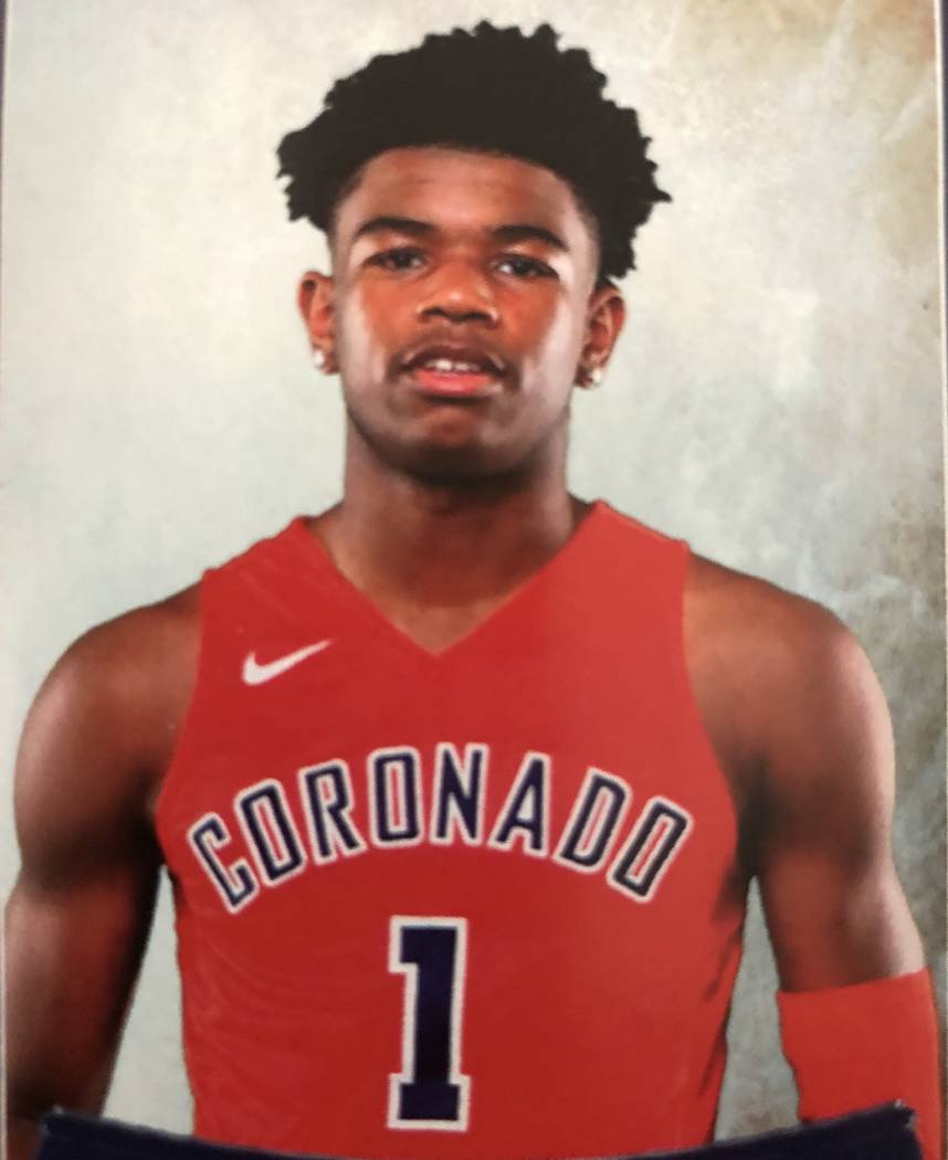 Coronado's Jaden Hardy is a member of the Las Vegas Review-Journal's all-state boys basketball team.