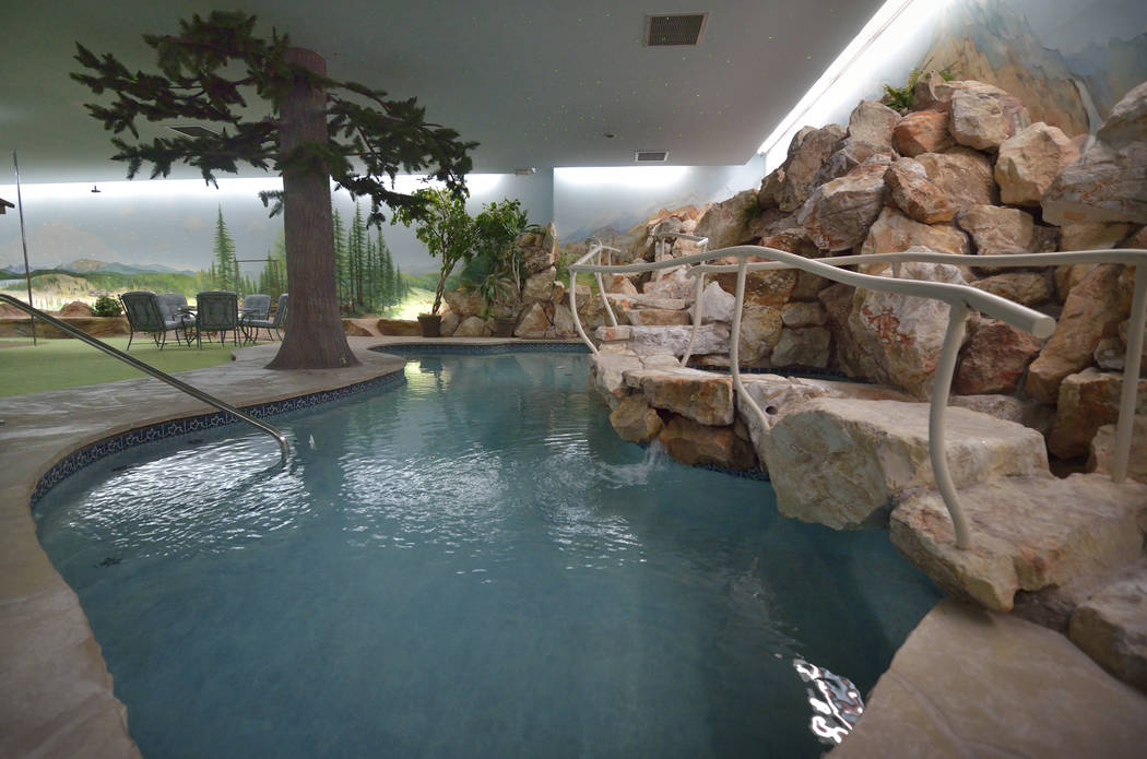 The Underground House at 3970 Spencer St. has a pool. (Bill Hughes Real Estate Millions)
