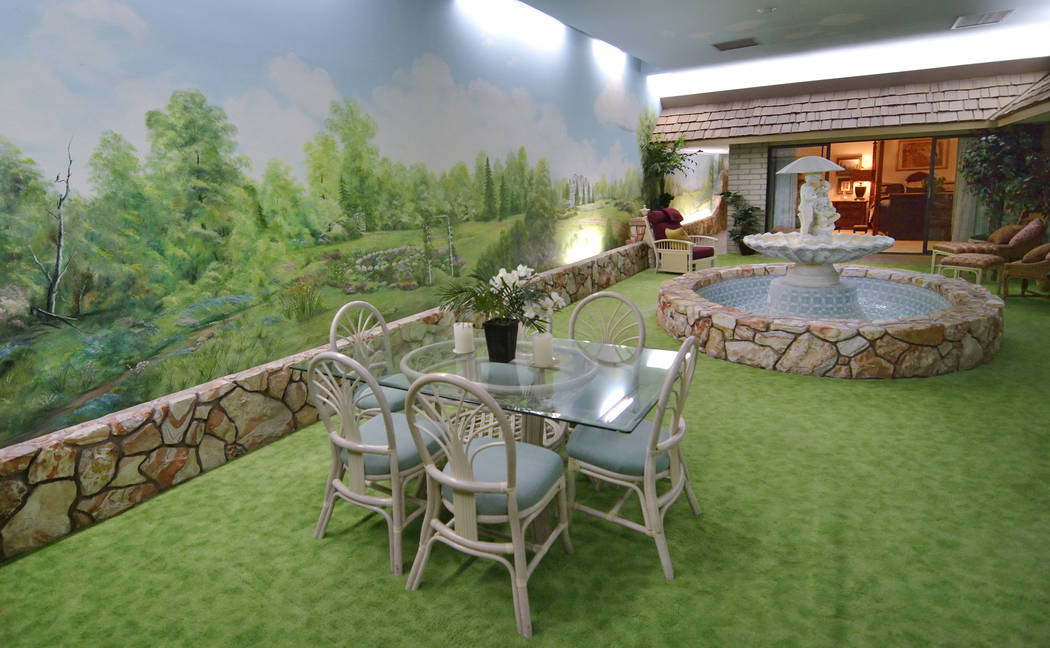 Instead of grass, green carpet covers the ground. (Bill Hughes Real Estate Millions)