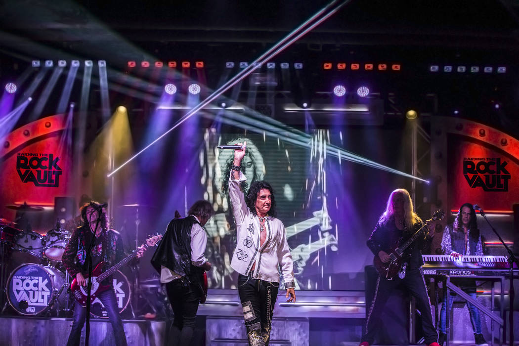 'Raiding the Rock Vault' classic rock revue on Monday, May 1, 2017, at the Hard Rock hotel-casino, in Las Vegas. Benjamin Hager Las Vegas Review-Journal @benjaminhphoto