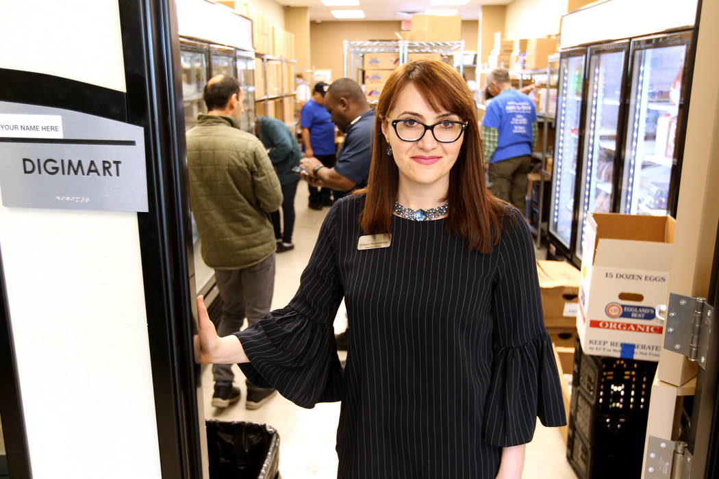 Armena Mnatsakanyan, executive director for Lutheran Social Services of Nevada, at the nonprofit's DigiMart at their new $3.75 million headquarters at 4323 Boulder Highway in Las Vegas Monday, Mar ...