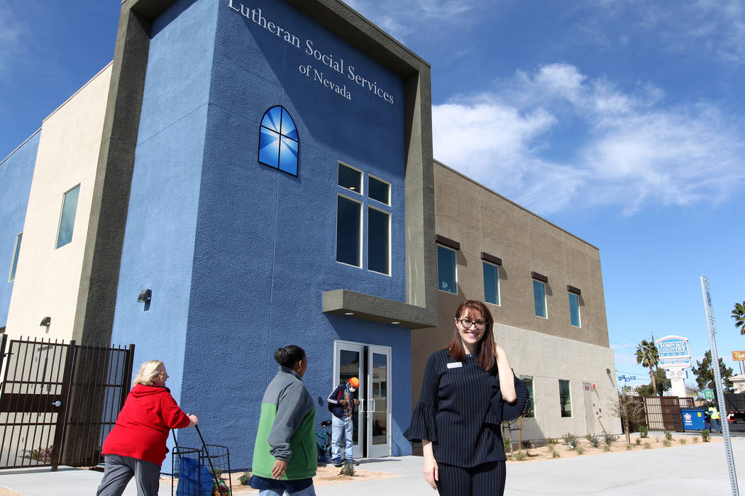 Armena Mnatsakanyan, executive director for Lutheran Social Services of Nevada, at the nonprofit's new $3.75 million headquarters at 4323 Boulder Highway in Las Vegas Monday, March 26, 2018. K.M. ...