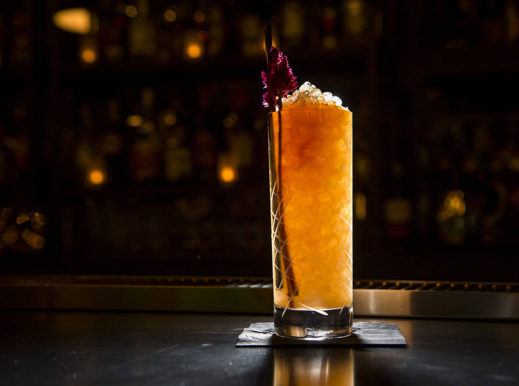 A Juniper Flats cocktail at Jammyland in Las Vegas' downtown arts district on Friday, March 30, 2018. Patrick Connolly Las Vegas Review-Journal @PConnPie
