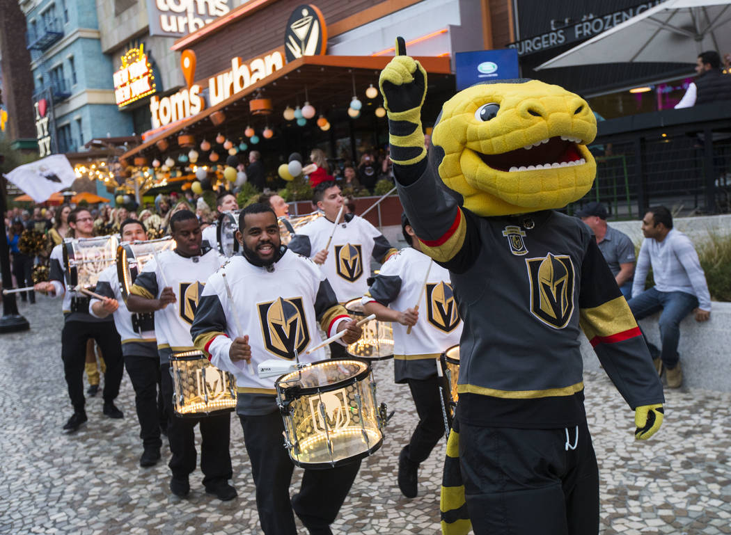 las vegas nhl mascot