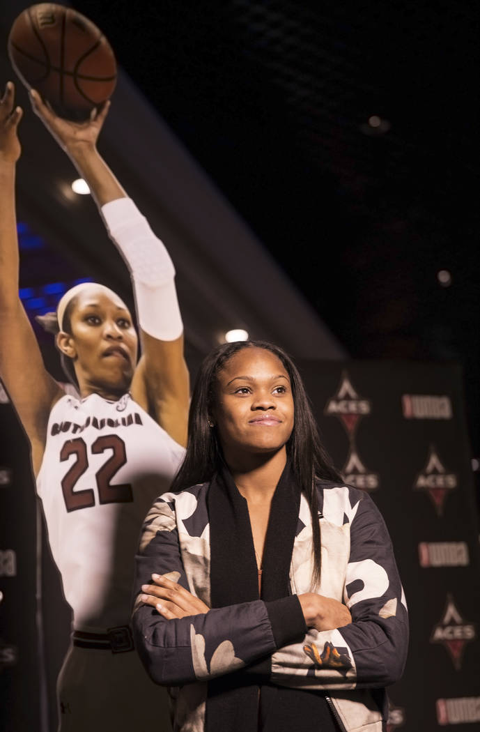 Las Vegas Aces take A’ja Wilson with No. 1 overall pick in WNBA Draft