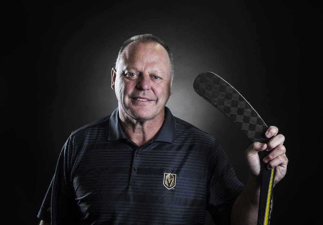 Golden Knights head coach Gerard Gallant at City National Arena on Thursday, September 14, 2017, in Las Vegas. Benjamin Hager Las Vegas Review-Journal @benjaminhphoto