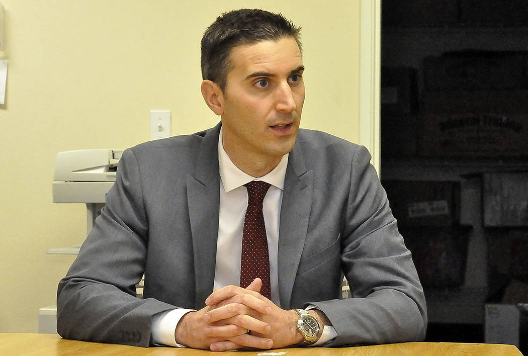 Attorney General candidate Wes Duncan (Horace Langford Jr./Pahrump Valley Times)
